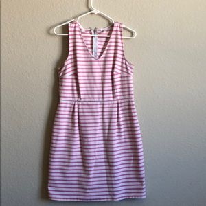 Old navy pink and white dress